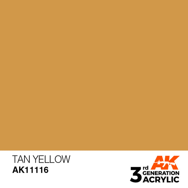 AK Interactive 3G Acrylic Tan Yellow 17ml