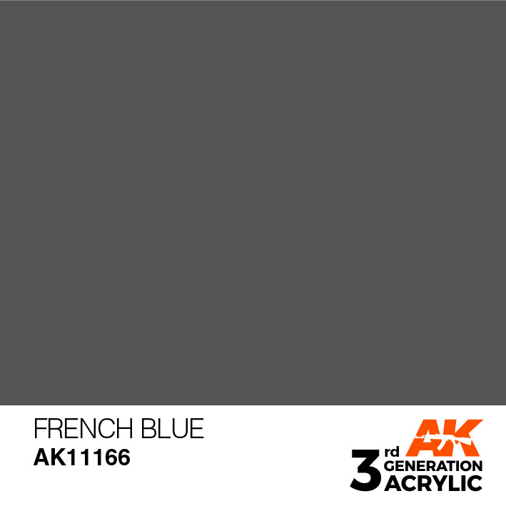 AK Interactive 3G Acrylic French Blue 17ml | 8435568303997