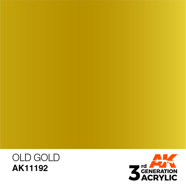 AK Interactive 3G Acrylic Old Gold 17ml