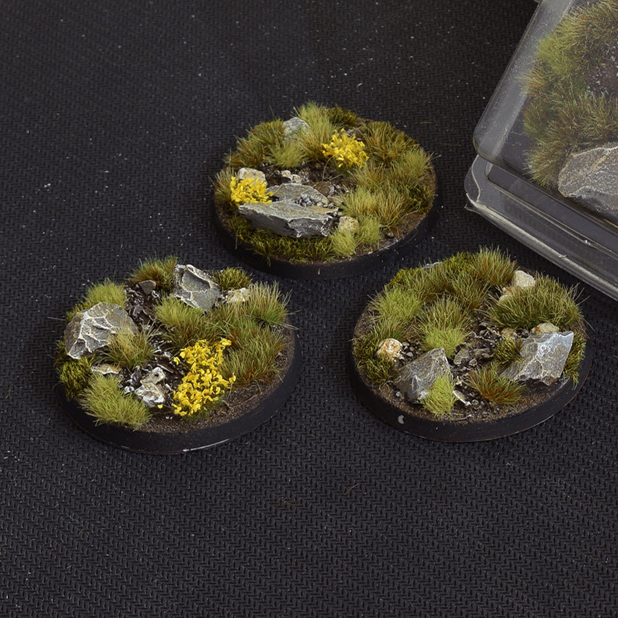 Gamers Grass Battle Ready Bases - Highland - Round 50mm (x3) | 738956788467