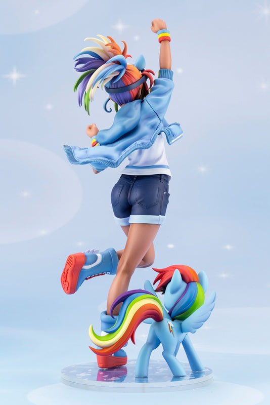 Kotobukiya 1/7 My Little Pony Rainbow Dash Bishoujo Statue, Painted and Assembled Figure Kit