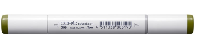 Copic Sketch Marker Greens, Olive G99 | 4511338003190