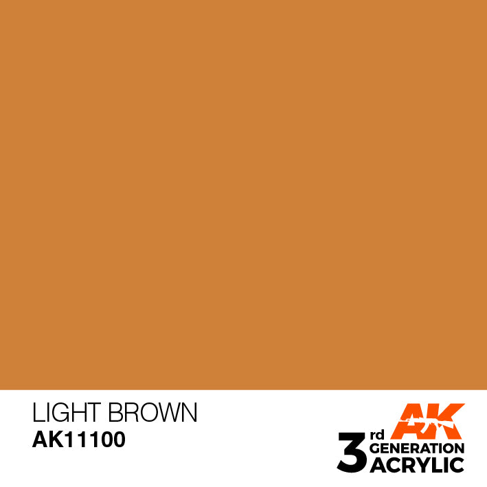 AK Interactive 3G Acrylic Light Brown 17ml | 8435568303331
