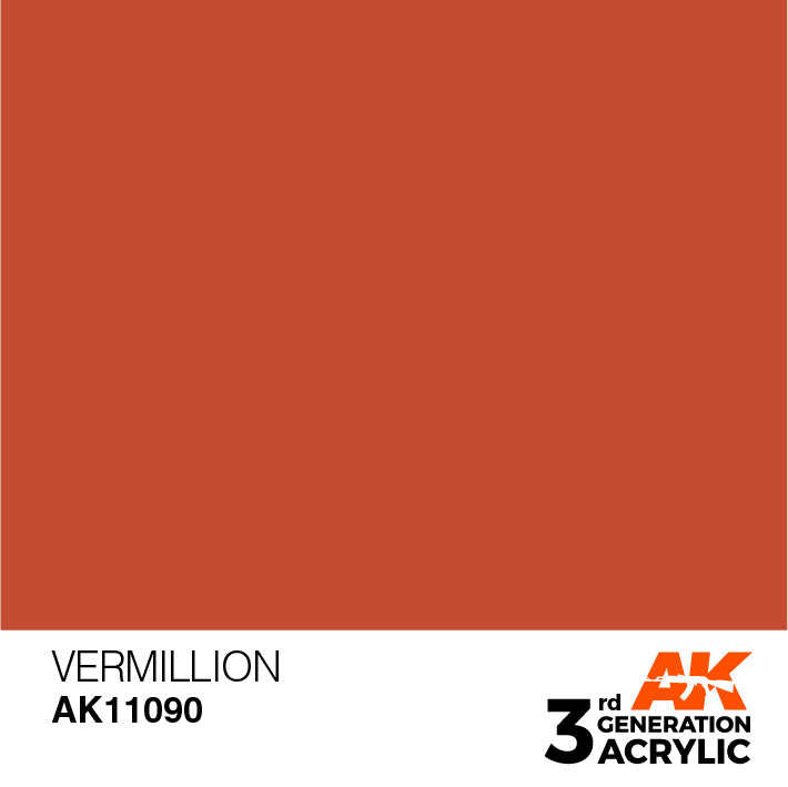 AK Interactive 3G Acrylic Vermillion 17ml | 8435568303232