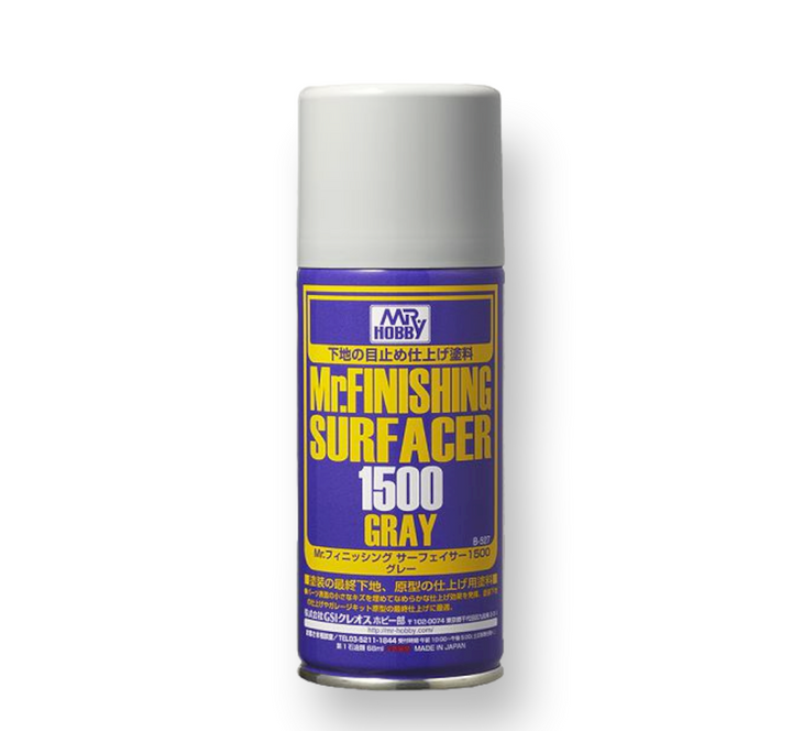 Mr Hobby Mr. Finishing Surfacer 1500 Gray | 4973028420197