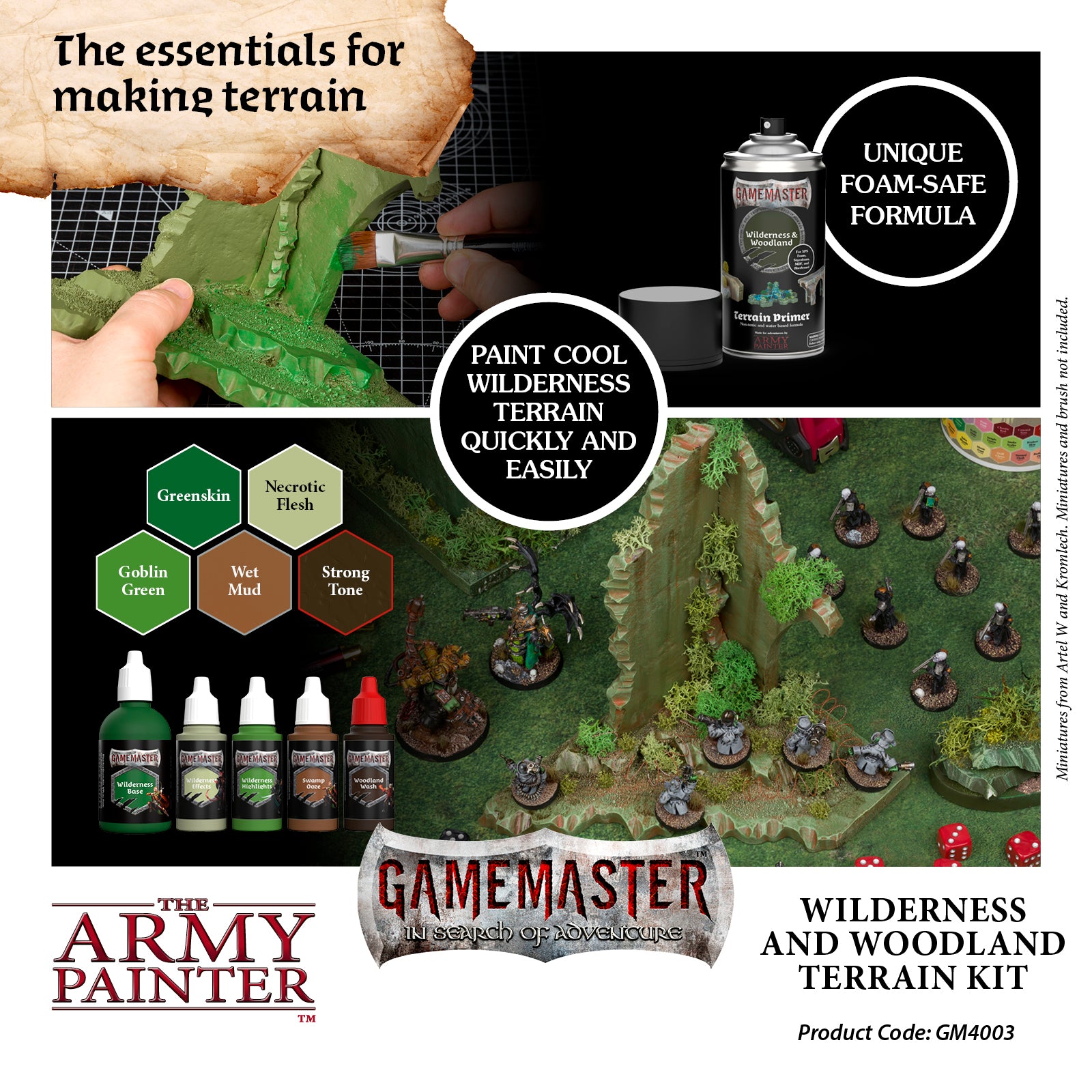 GAMEMASTER Wilderness & Woodlands Terrain Kit | 5713799400399