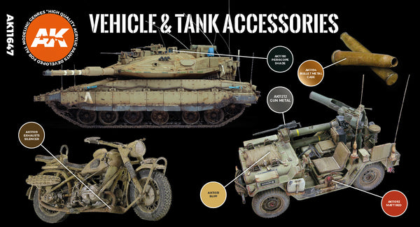 AK Interactive 3G Tank Accessories