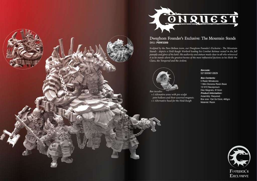 Conquest, Dweghom - Founder's Exclusive 2021 The Mountain Stands (PBW3309)