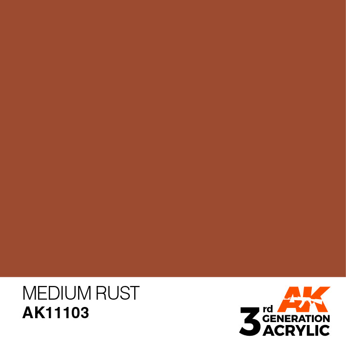 AK Interactive 3G Acrylic Medium Rust 17ml | 8435568303362