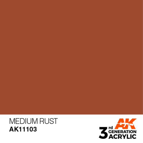 AK Interactive 3G Acrylic Medium Rust 17ml