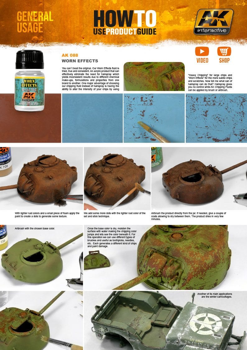 AK Interactive Chipping Effects Acrylic Fluid | 8436535570886