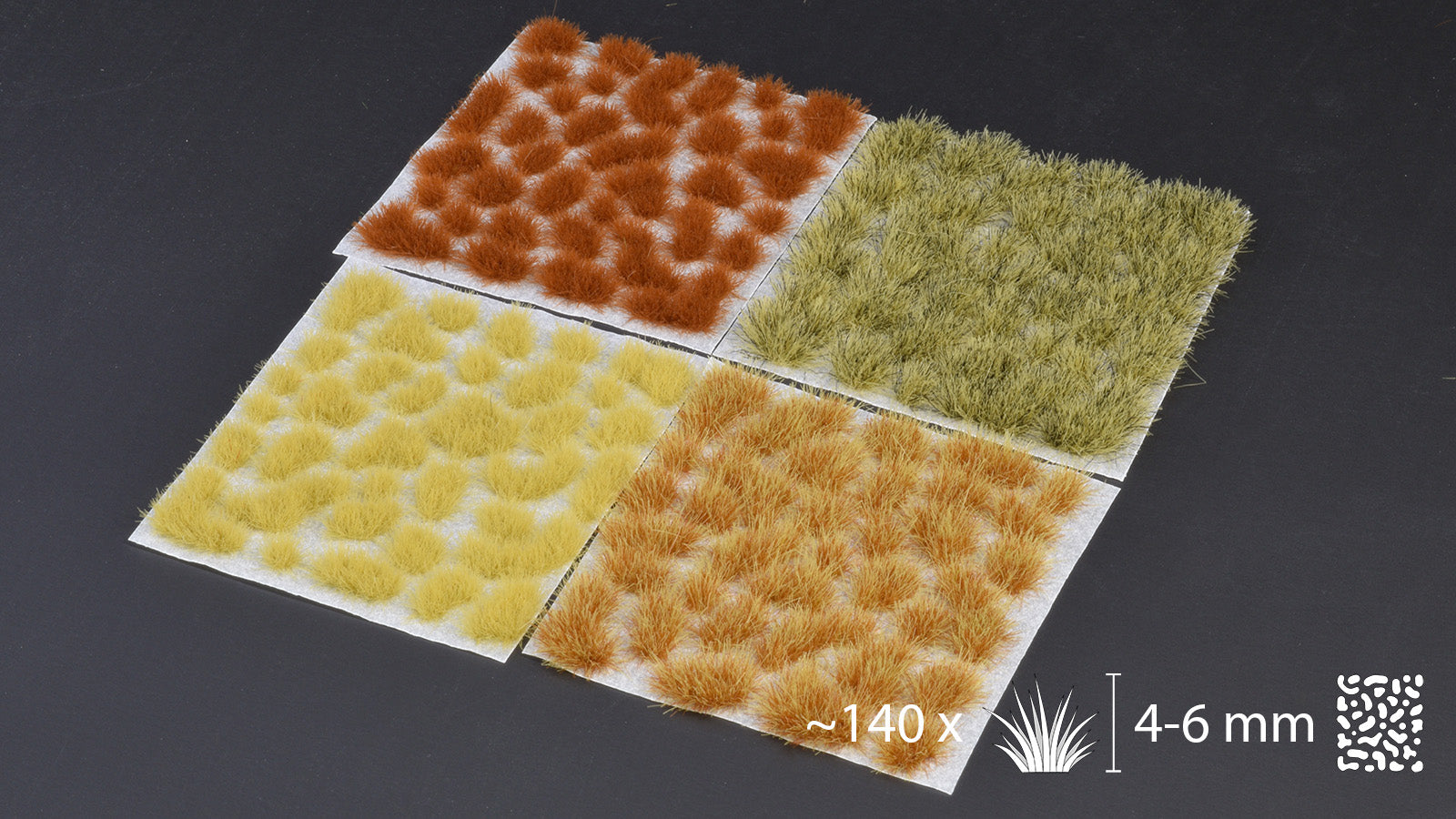 Gamers Grass Dry Steppe Tuft Set - Wild | 738956788238