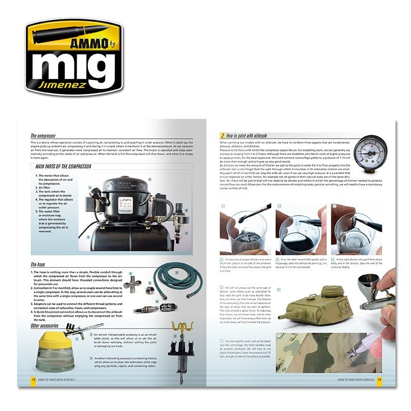 Ammo Mig How to Paint with Acrylics - Ammo Modelling Guide (English)