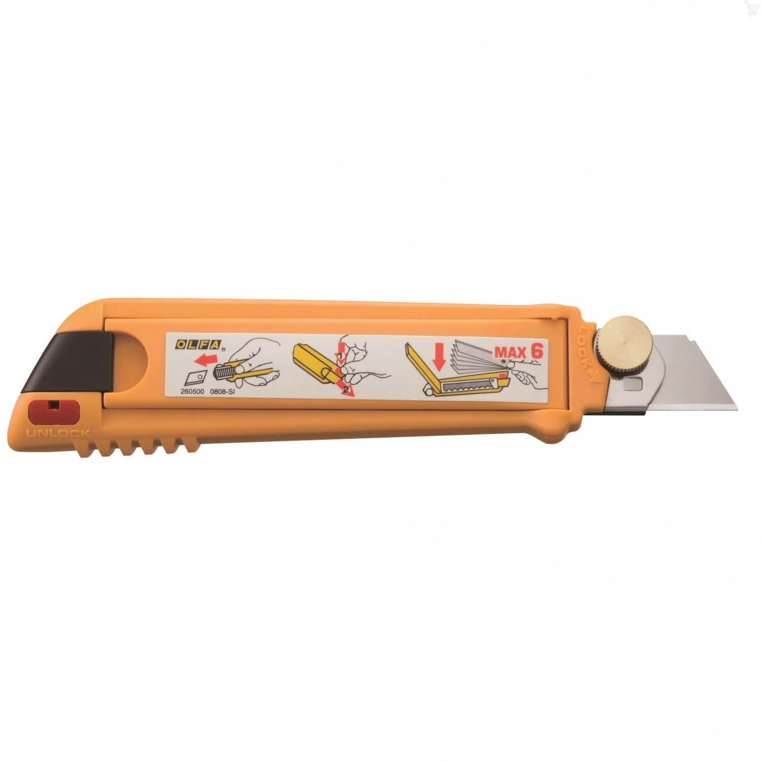 OLFA 18mm PL-1 Pro-Load Multi-Blade Auto-Load Utility Knife | 91511600414