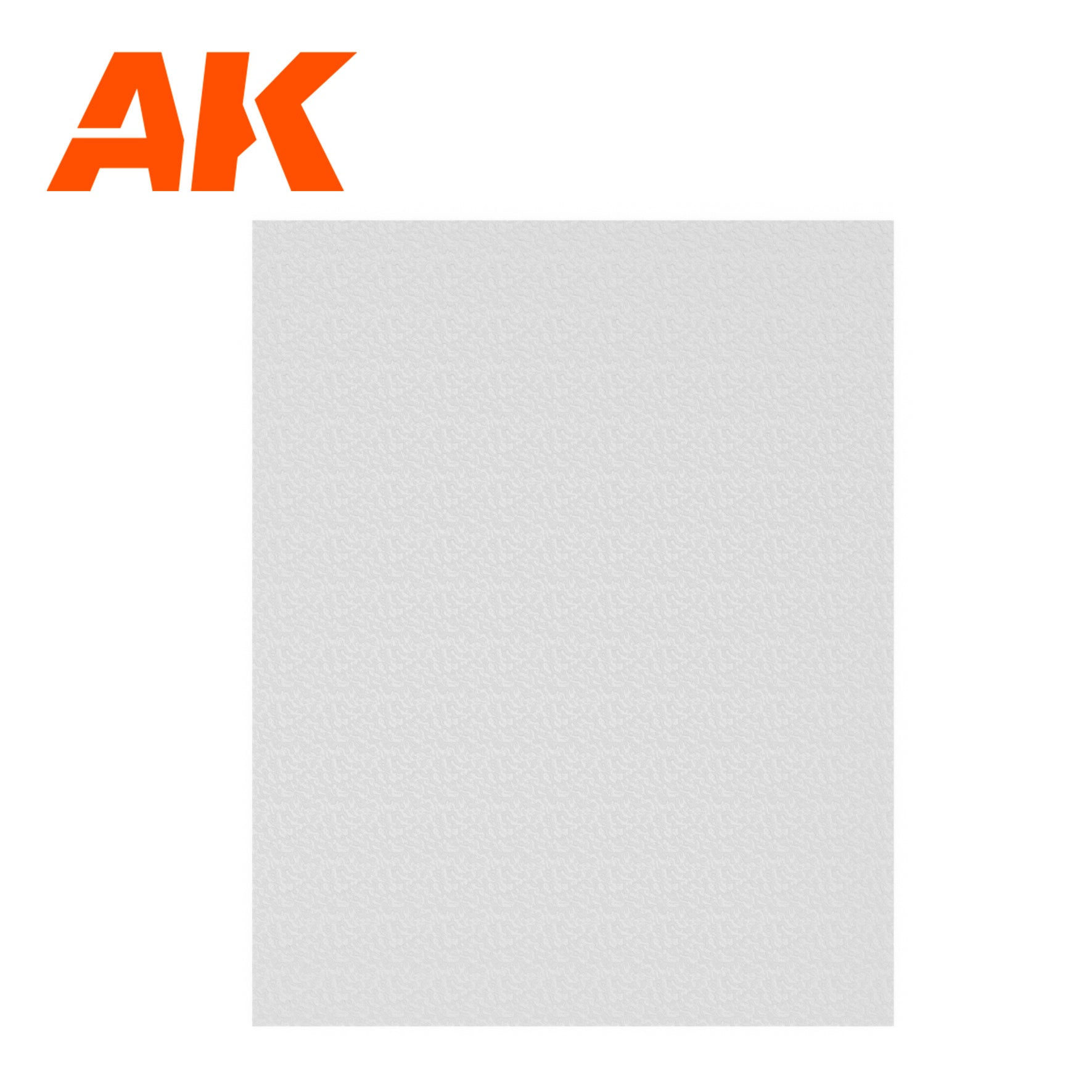 AK Interactive Textured Acrylic Sheet - Transparent Fine Water - 245 x 195mm x 1 Unit | 8435568314023