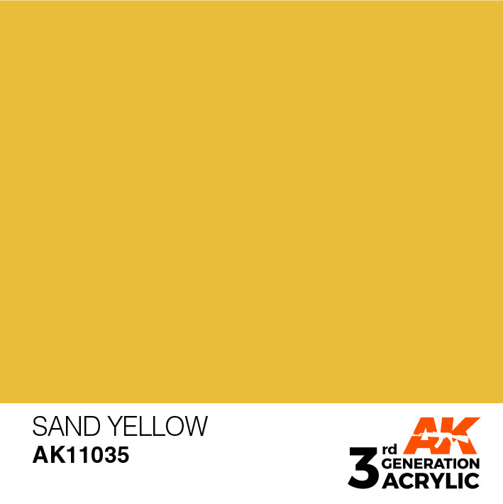 AK Interactive 3G Acrylic Sand Yellow 17ml | 8435568302686