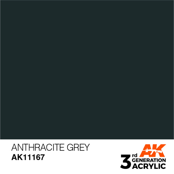 AK Interactive 3G Acrylic Anthracite Grey 17ml