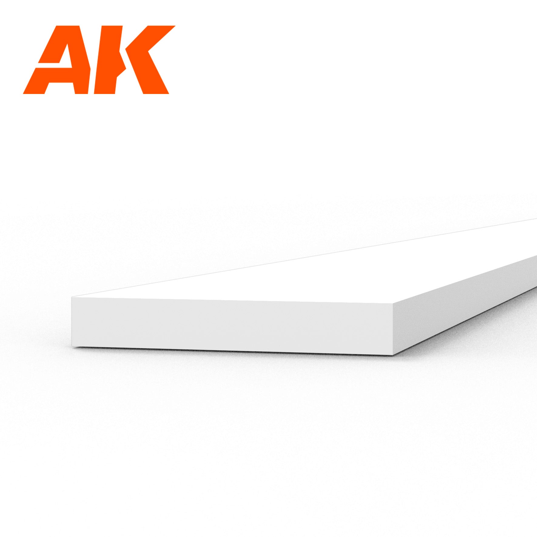 AK Interactive Styrene Strip - 0.75 x 5.00 x 350mm x 10 Units | 8435568313125