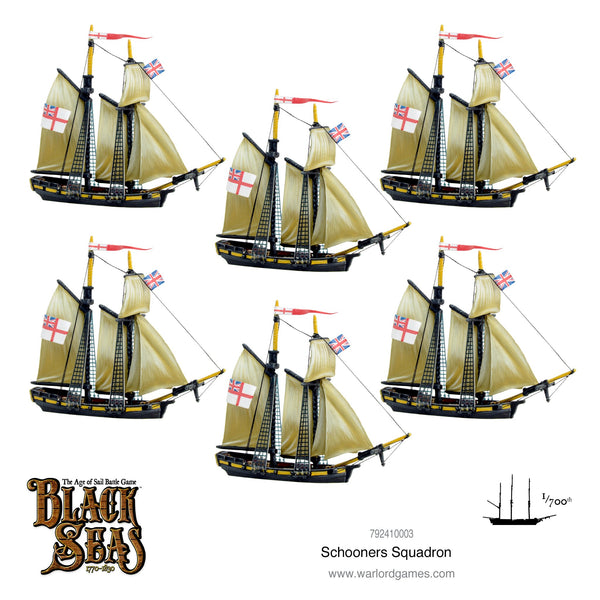 Black Powder Black Seas: Schooners squadron