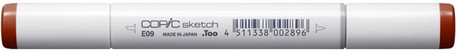 Copic Sketch Marker Earths, Burnt Sienna E09 | 4511338002896