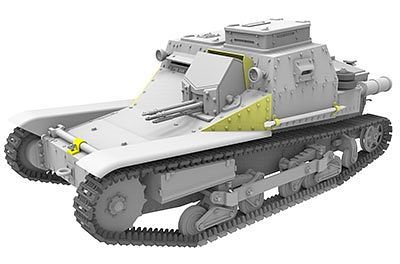 Bronco Models 1/35 Hungarian 35M Ansaldo Carro Veloce L3/35 Italian Tankette (2 in 1) w/ Twin 34/37M Gebauer MG | 6970162330625
