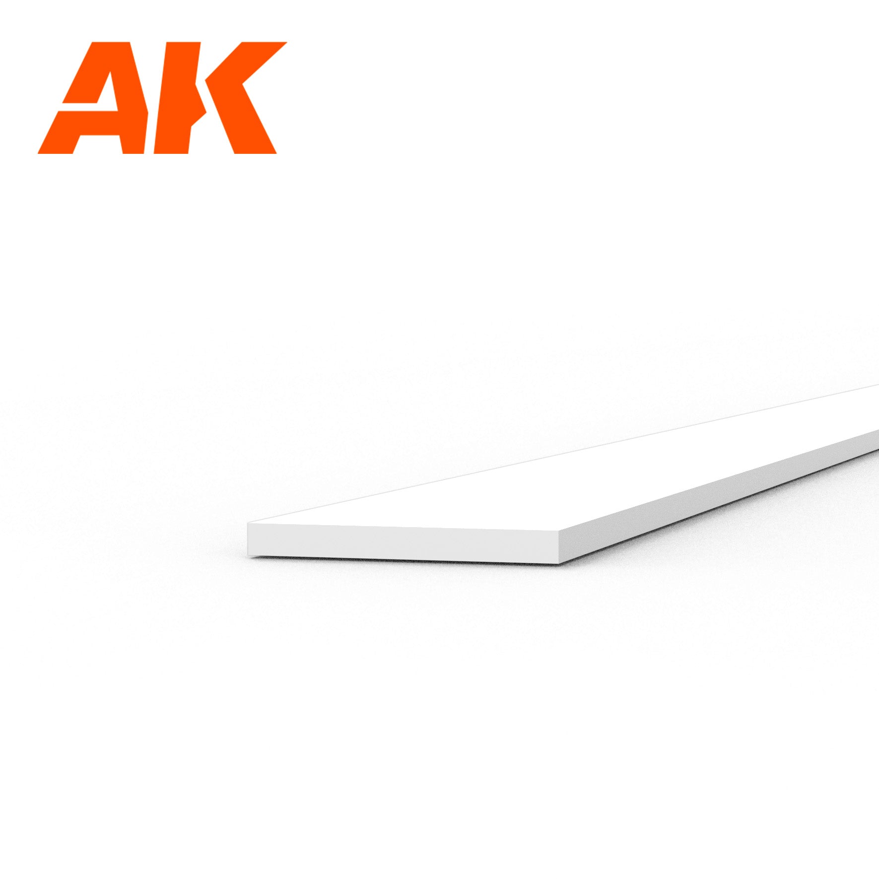 AK Interactive Styrene Strip - 0.30 x 3.00 x 350mm x 10 Units | 8435568312982