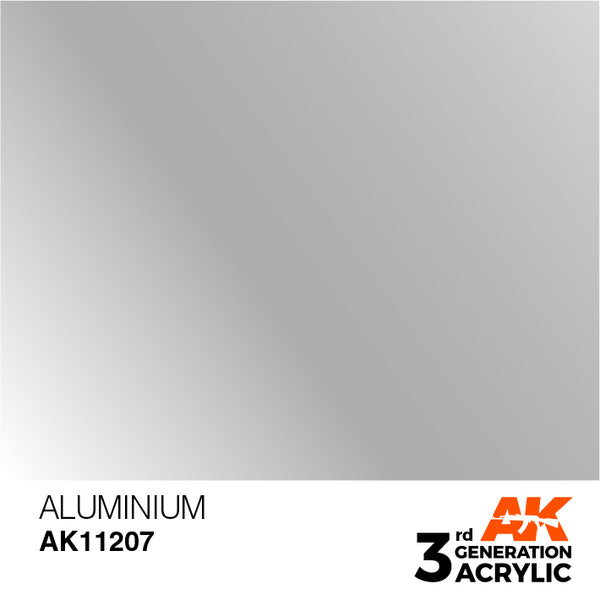 AK Interactive 3G Acrylic Aluminium 17ml