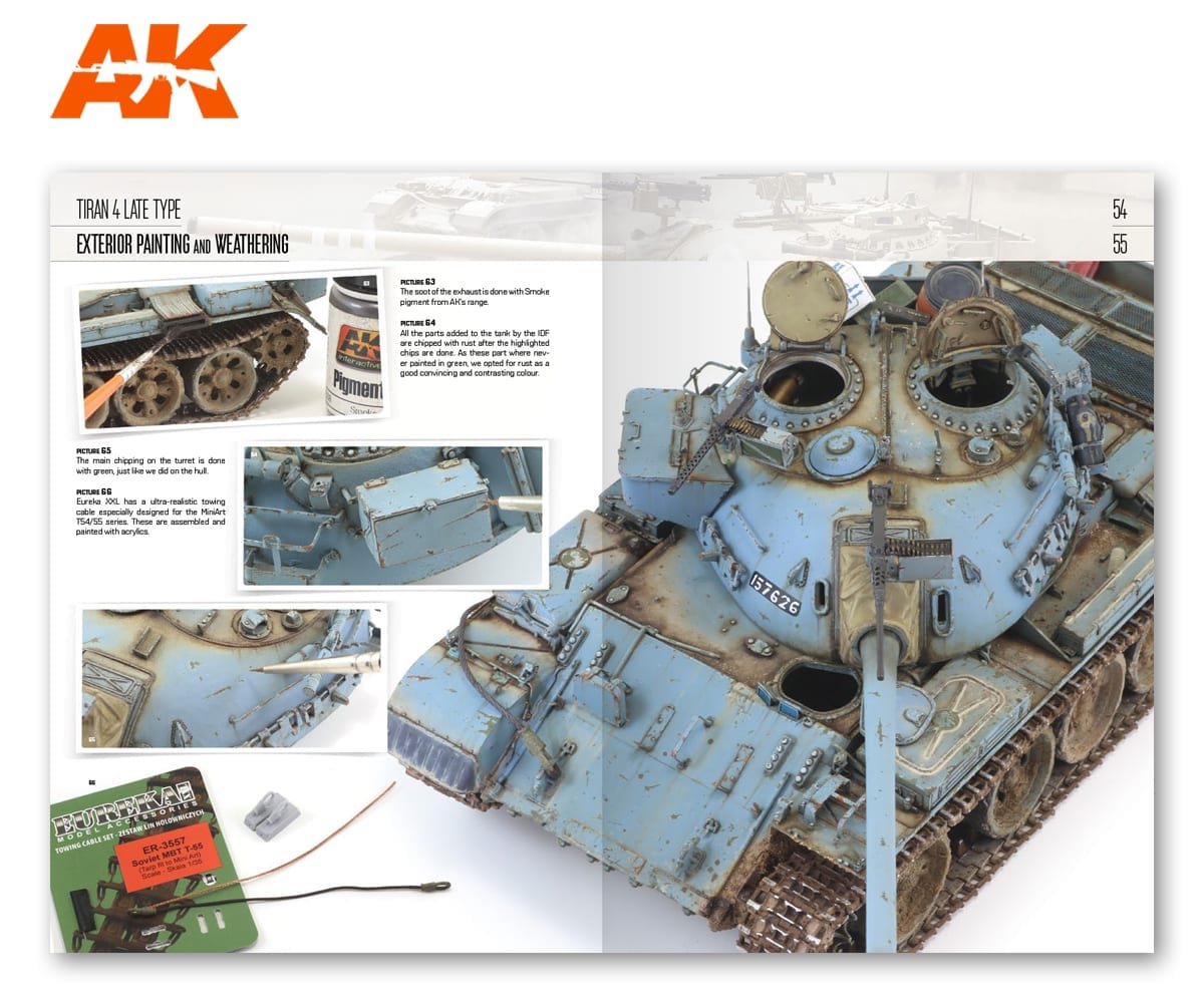 AK Interactive T-54/T-55 Modelando El Tanque Más Icónico del Mundo - Spanish [Sale ends when item is out of stock] | 8435568306790