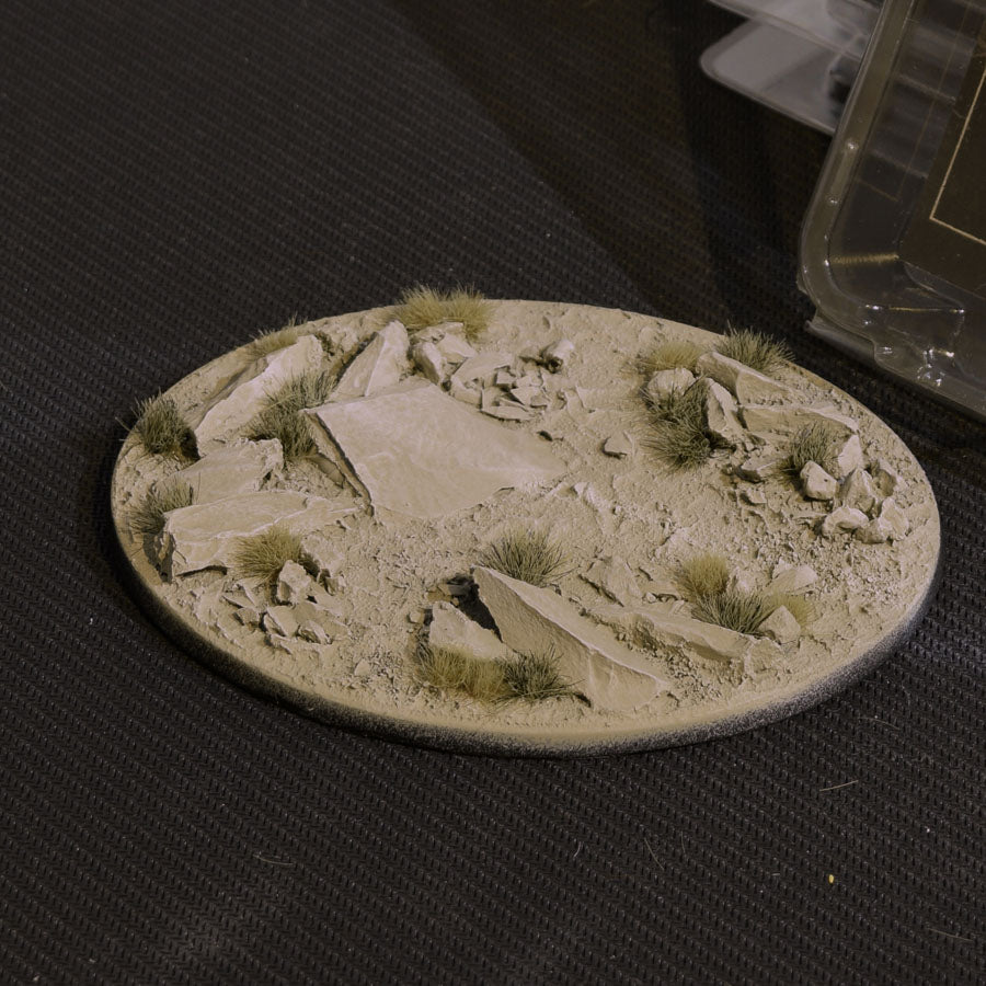 Gamers Grass Battle Ready Bases - Arid Steppe - Oval 120mm (x1) | 738956788702