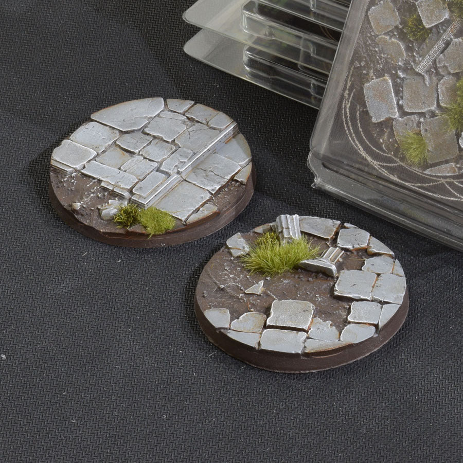 Gamers Grass Battle Ready Bases - Temple - Round 60mm (x2) | 738956789204