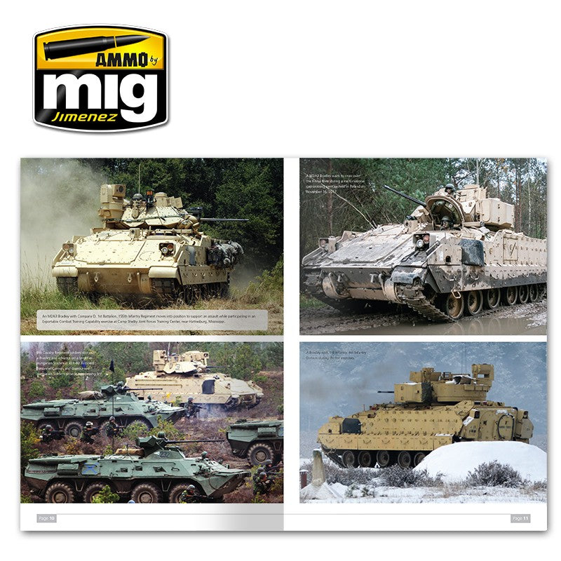 Ammo Mig M2A3 Bradley Fighting Vehicle in Europe - In Detail Vol. 2 (English)