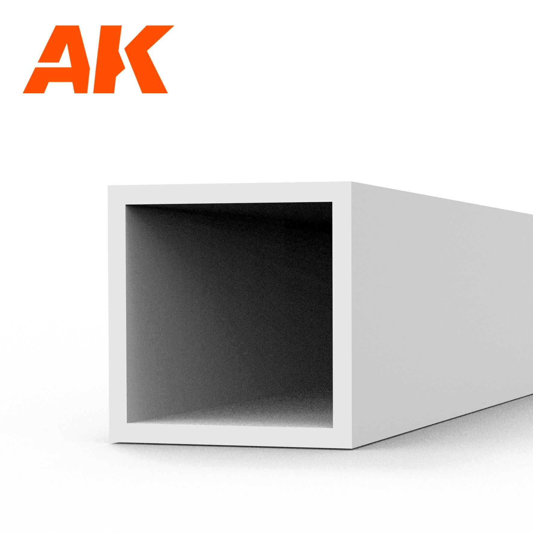 AK Interactive Square Hollow Tube - 4.00 x 350mm x 3 Units | 8435568313422