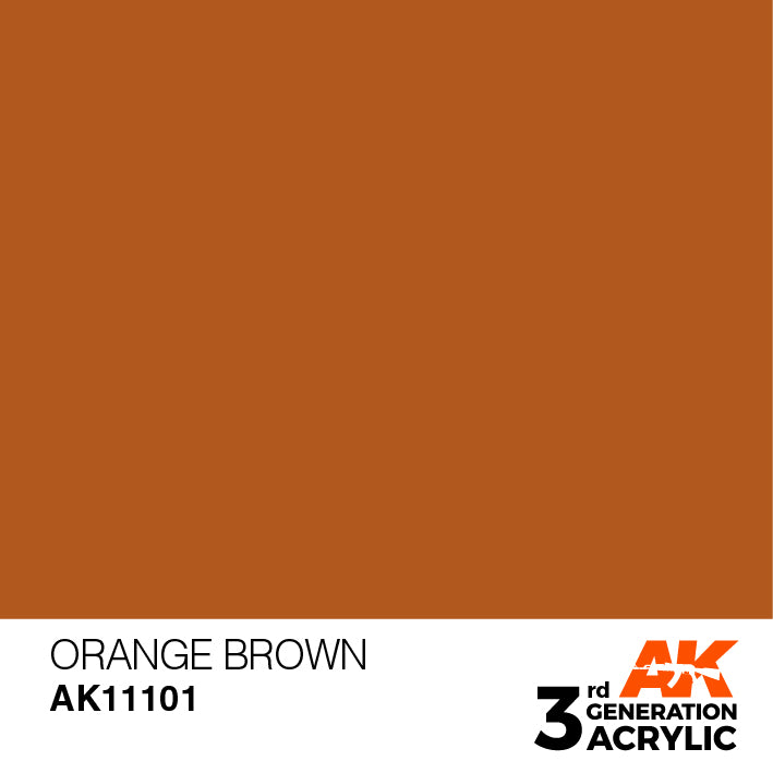 AK Interactive 3G Acrylic Orange Brown 17ml | 8435568303348