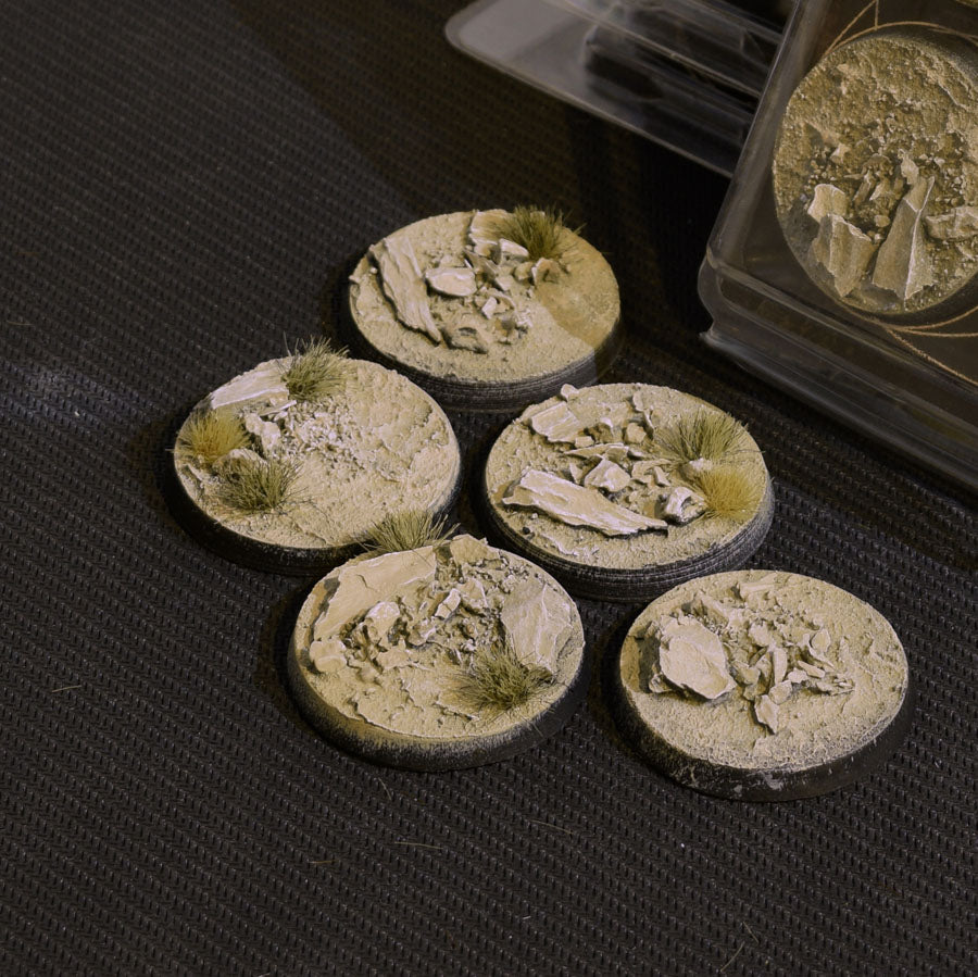 Gamers Grass Battle Ready Bases - Arid Steppe - Round 40mm (x5) | 738956788634