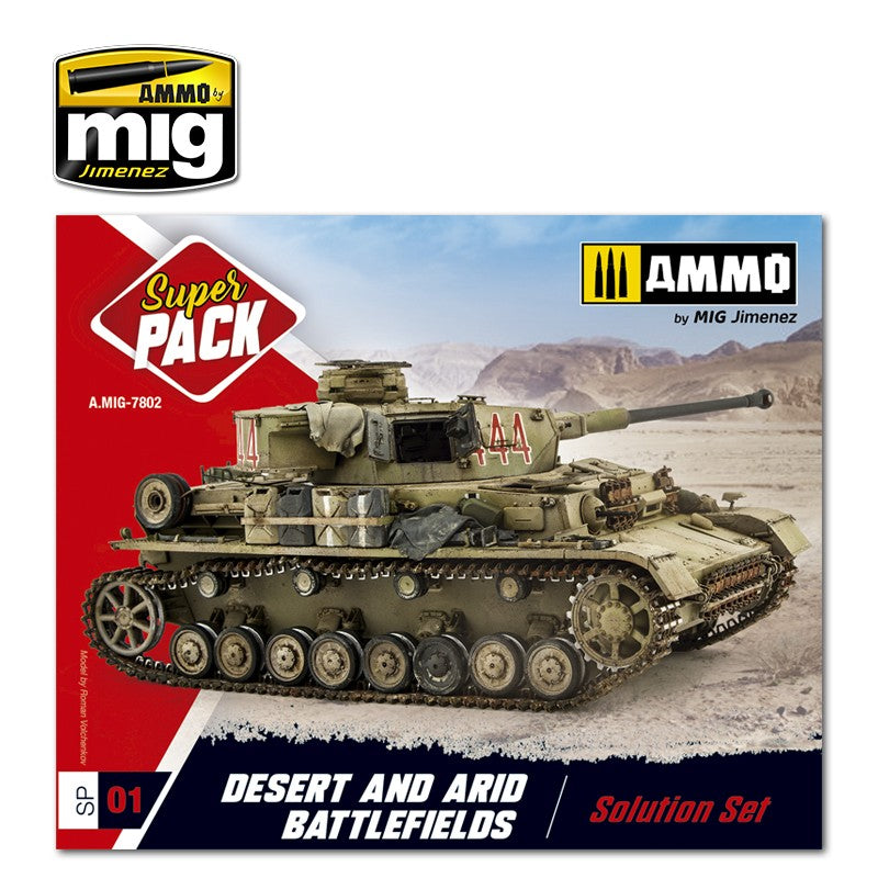 Ammo Mig Desert & Arid Battlefields Solution Set