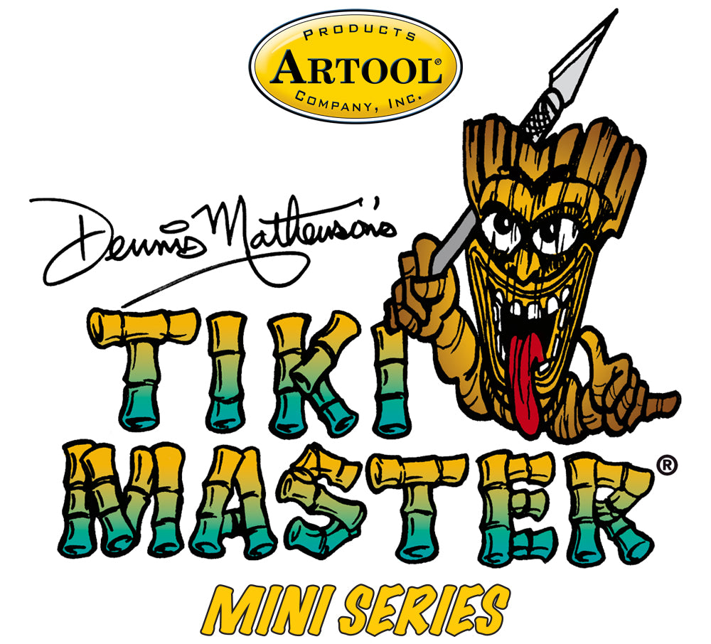 IWATA Artool Tiki Master Mini Series Freehand Airbrush Template Set by Dennis Mathewson | 758240038283