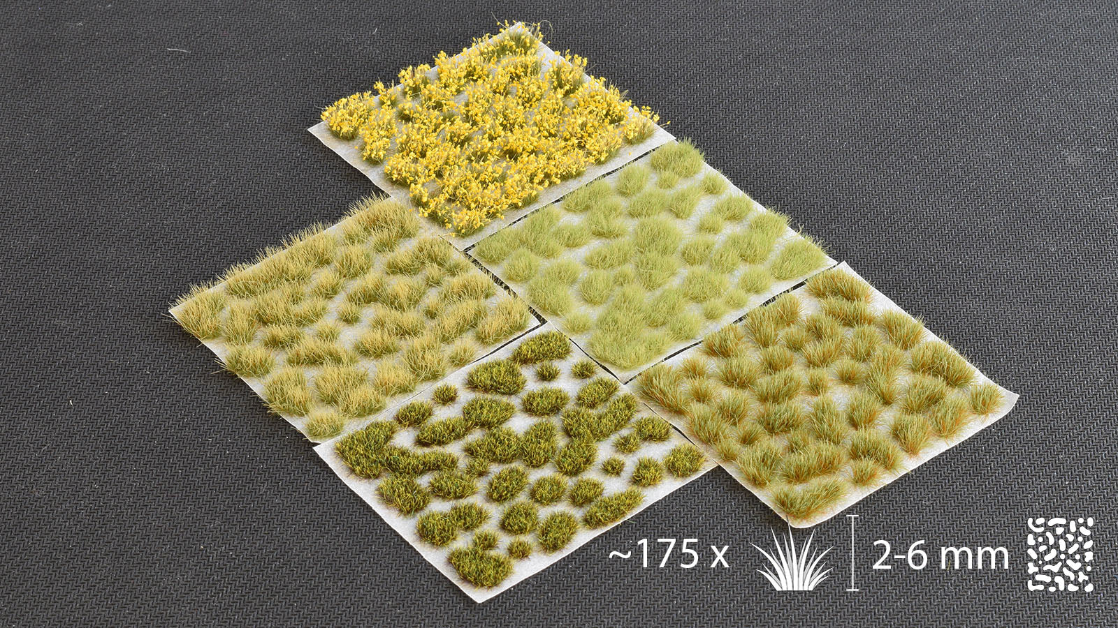 Gamers Grass Highland Tuft Set - Wild | 738956789143