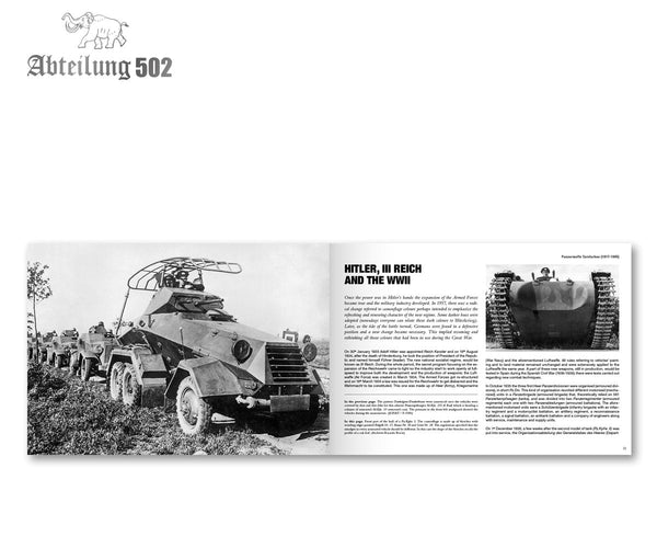 Abteilung502 PANZERWAFFE TARNFARBEN - CAMOUFLAGE COLOURS AND ORGANIZATION OF THE GERMAN ARMOURED FORCE (1917-1945) - English