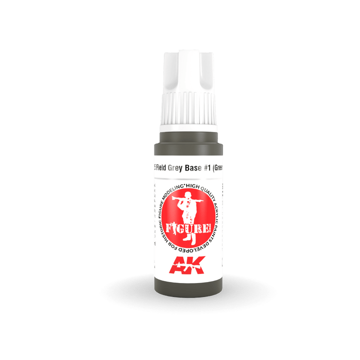 AK Interactive 3G Field Grey Base #1 (Green uniform) | 8435568310919