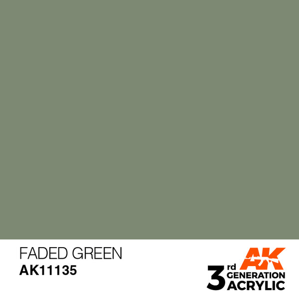 AK Interactive 3G Acrylic Faded Green 17ml