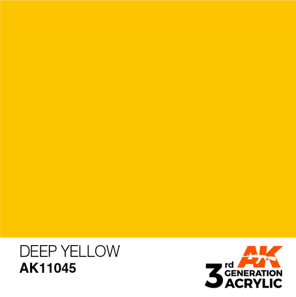AK Interactive 3G Acrylic Deep Yellow 17ml