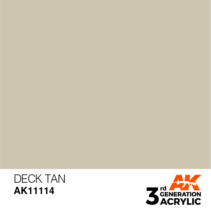 AK Interactive 3G Acrylic Deck Tan 17ml | 8435568303478