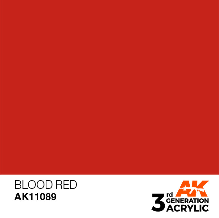 AK Interactive 3G Acrylic Blood Red 17ml | 8435568303225