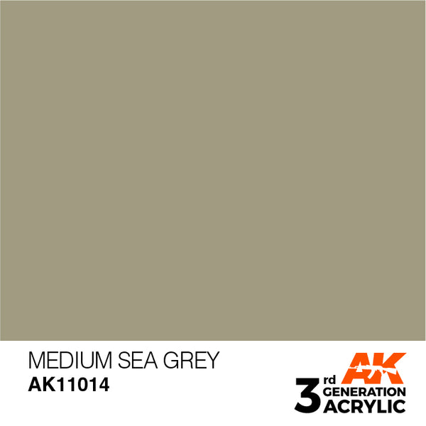 AK Interactive 3G Acrylic Medium Sea Grey 17ml