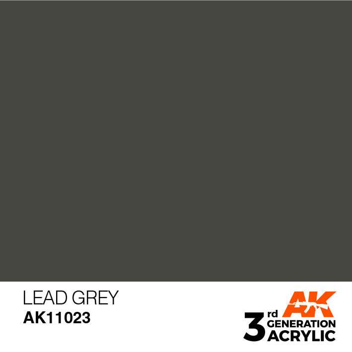 AK Interactive 3G Acrylic Lead Grey 17ml | 8435568302563