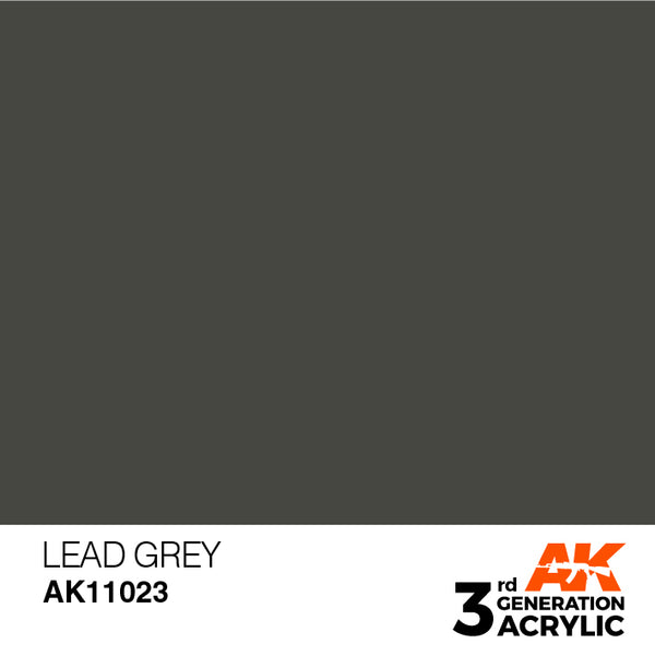 AK Interactive 3G Acrylic Lead Grey 17ml