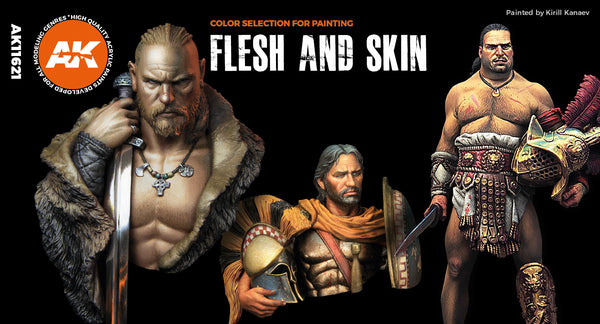 AK Interactive 3G Flesh And Skin Colors