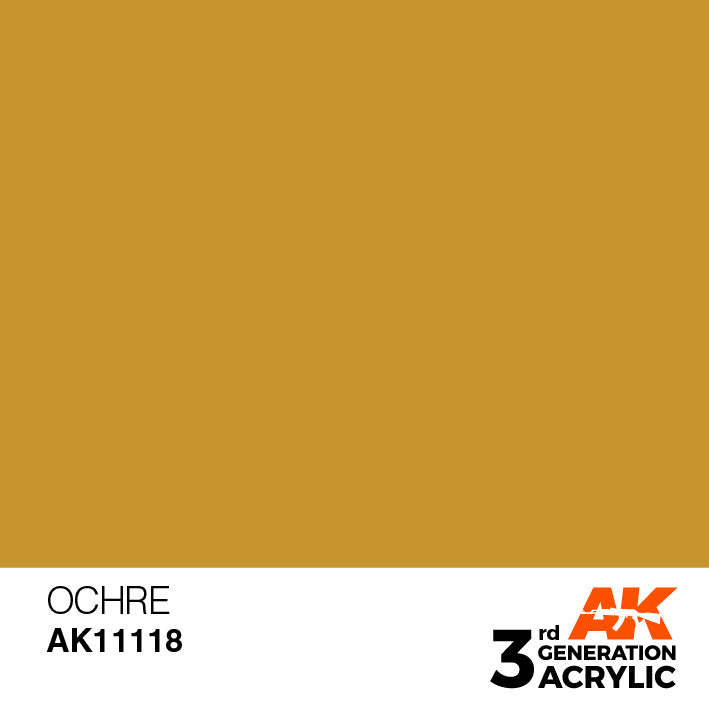 AK Interactive 3G Acrylic Ocher 17ml | 8435568303515