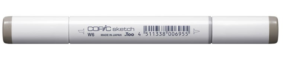 Copic Sketch Marker Grays, Warm Gray W6 | 4511338006955