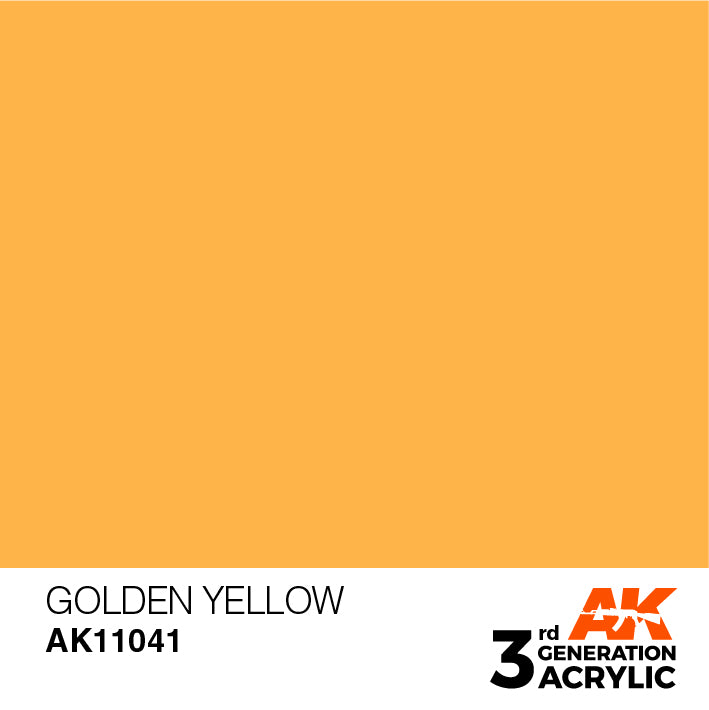AK Interactive 3G Acrylic Golden Yellow 17ml | 8435568302747